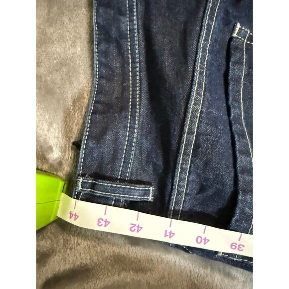 G-Star Originals Raw Denim BB Wide Pants Unisex Dark Wash Size 34W x 34L Y2K - Picture 13 of 13